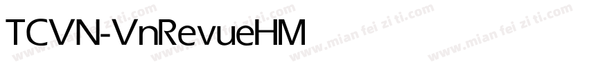 TCVN-VnRevueH Medium字体转换